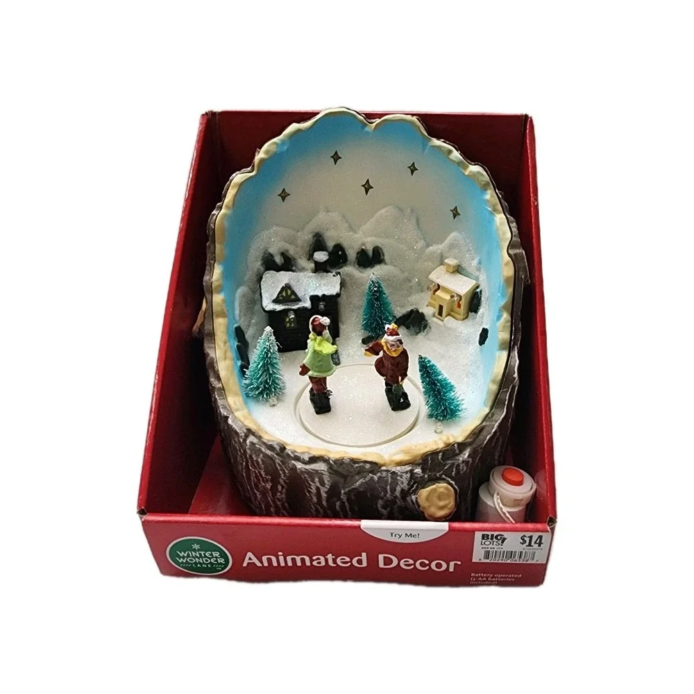 Winter Wonder Lane Animated Decor Still In Box
